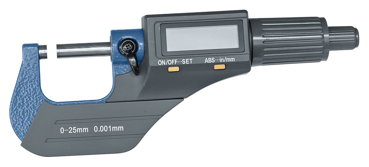 Digitálny mikrometer 0 - 25 mm