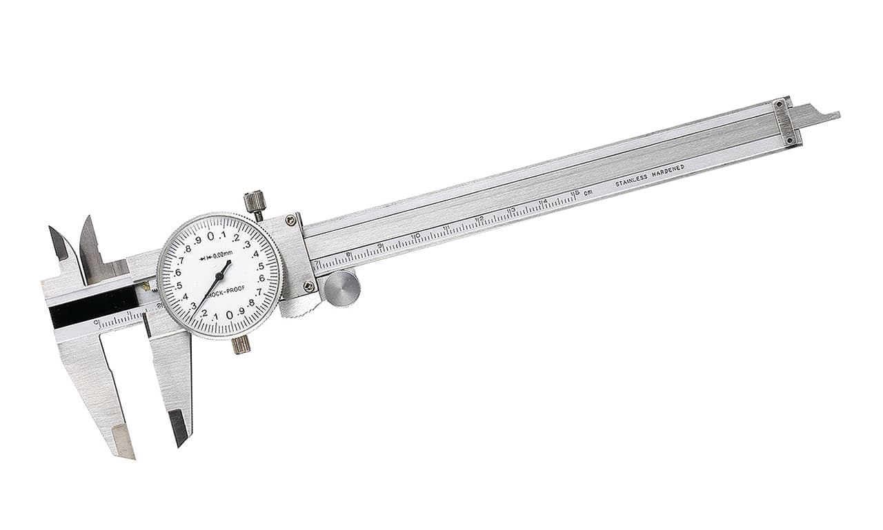 Vreckové posuvné meradlo s kruhovou stupnicou 150 mm / 0,02 mm
