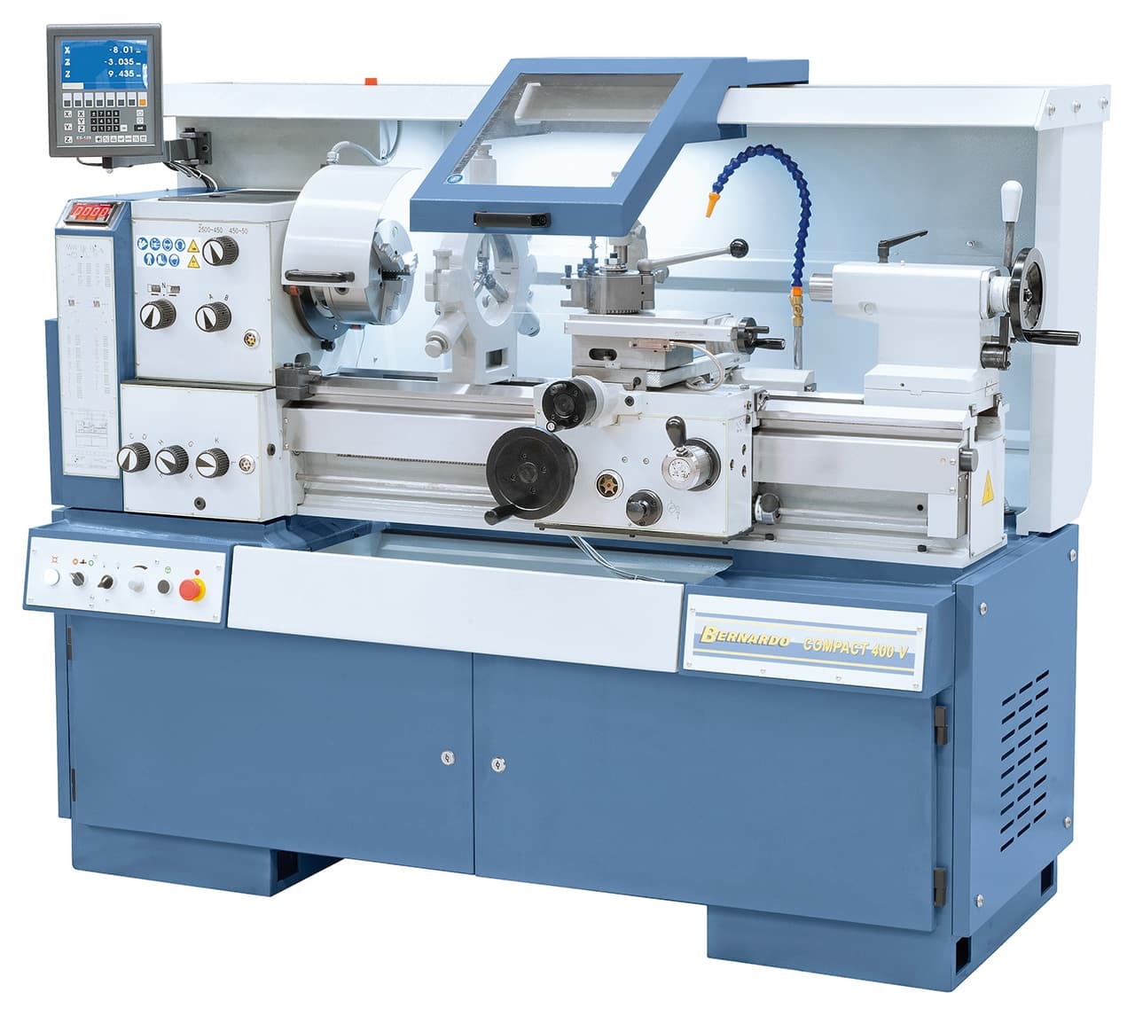 Univerzálny sústruh Compact 400 V s 3-osovým digitálnym odmeriavaním ES-12 V